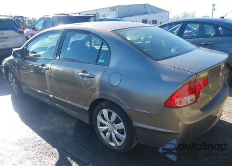 2007 Honda Civic Lx z USA, uszkodzony, nr VIN 1HGFA16587L068007